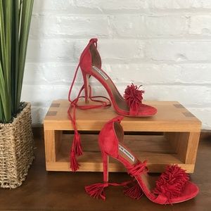 Steve Madden - Sassey Fringe Sandals - NWOB